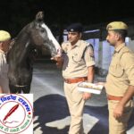 घोड़े पर सवार होकर बरेली की सड़कों पर गश्त पर निकले SSP अनुराग आर्य !