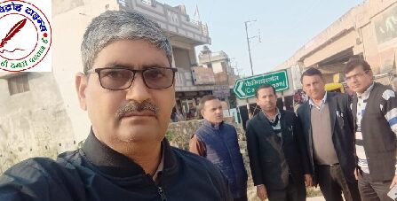 विद्युत ट्रांसफार्मर के स्थानांतरण हेतु किया स्थलीय निरीक्षण !