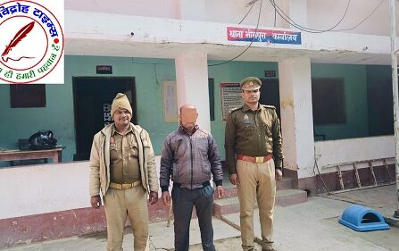 02 राशि गौवंश (गाय) व 01 अदद टाटा मेगा वाहन नं0 UP54T8183 के साथ 01 नफर अभियुक्त गिरफ्तार !