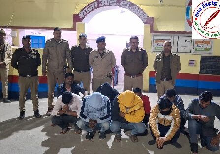 चैकिंग के दौरान अवैध रूप से शराब पीने व पिलाने वालों के विरुद्ध हुई कार्यवाही !