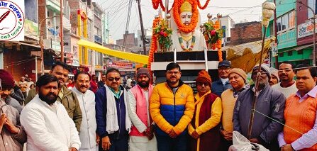 महाराज गणीनाथ के मूर्ति पर माल्यार्पण एवं पुष्प अर्पित कर मनाया गया नव वर्ष !