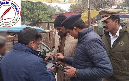 यातायात पुलिस व RTO की संयुक्त टीम द्वारा वृहद चेकिंग अभियान चलाया गया !