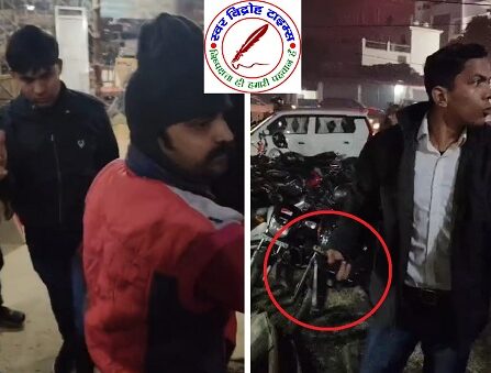 पिस्तल निकाल कर, बच्चे पर रोब झाड़ते के दरोगा जी सोशल मीडिया पर वायरल !