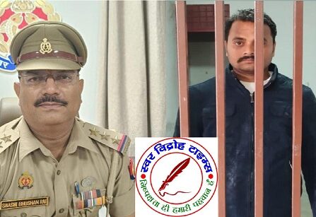 गोरखनाथ पुलिस ने हिस्ट्रीशीटर बदमाश को गिरफ्तार कर भेजा सलाखों के पीछे ! गिरफ्तार बदमाश ज़फर खान के ऊपर दर्ज है कई आपराधिक मामले ! जमीन पर निर्माण करने के एवज में बदमाश ने मांगी थी 2 लाख की रंगदारी !