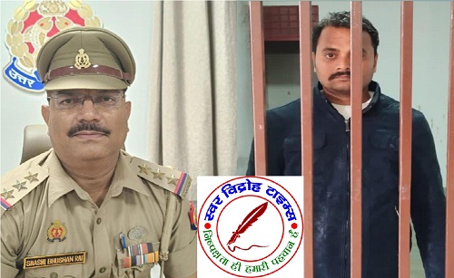 गोरखनाथ पुलिस ने हिस्ट्रीशीटर बदमाश को गिरफ्तार कर भेजा सलाखों के पीछे ! गिरफ्तार बदमाश ज़फर खान के ऊपर दर्ज है कई आपराधिक मामले ! जमीन पर निर्माण करने के एवज में बदमाश ने मांगी थी 2 लाख की रंगदारी !