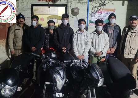 सोशल मीडिया पर शिकायत का SSP NAINITAL प्रहलाद मीणा ने लिया एक्शन ! स्टंटबाजी और रैश ड्राइविंग कर 06 युवक पहले दिखा रहे थे टशन, अब माफ़ी मांगते हुए आ रहे नज़र ! पुलिस ने सिखाया सबक 04 वाहन किये सीज !