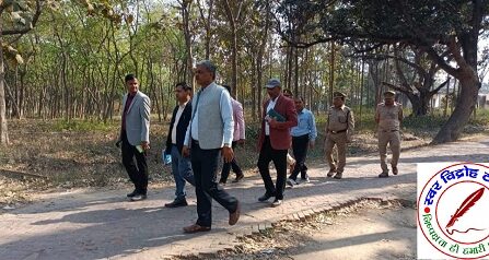 मुख्य वन संरक्षक ए. पी. सिन्हा ने वन विभाग से जुड़े महत्वपूर्ण स्थलों का किया निरीक्षण !