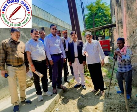 तहसील परिसर में स्थित शौचालय व जलनिकासी की पाइप लाइन क्षतिग्रस्त होने से असुविधा !