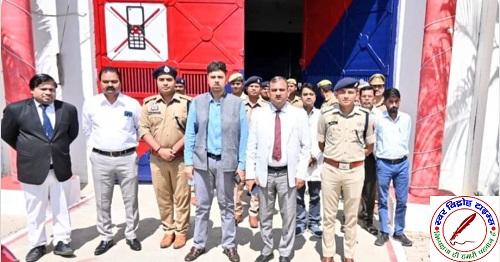 न्यायाधीश, DM व SP महाराजगंज द्वारा जिला कारागार का किया गया औचक निरीक्षण !