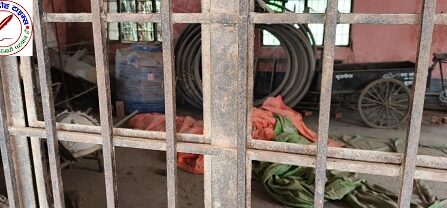 बांसपार बैजौली बाजार टोला में बारात घर बना कबाड़ घर !