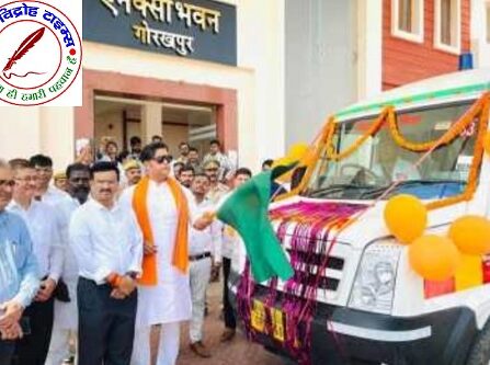 सांसद रवि किशन शुक्ल ने 65 एंबुलेंस को हरी झंडी दिखाकर किया रवाना !