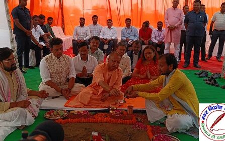 हीरक जयंती स्पोर्ट्स स्टेडियम का मुख्यमंत्री योगी आदित्यनाथ ने किया शिलान्यास !