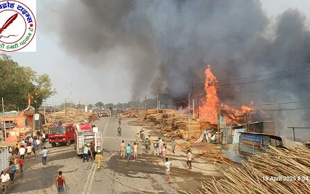 लल्लू एंड सन्स टेंट हाउस में लगी भीषण आग !