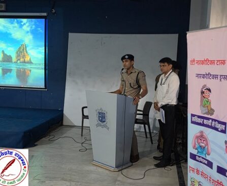 नैनीताल पुलिस का नशे के प्रति जागरूकता अभियान जारी ! SP सिटी हल्द्वानी ने सेंट थेरेसा स्कूल के छात्रों को नशे के प्रति किया जागरूक !