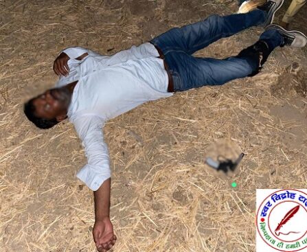 थाना अहरौरा पुलिस टीम द्वारा एक गौ-तस्कर पुलिस मुठभेड़ में घायल / गिरफ्तार, कब्जे से 50 राशि गोवंश, अवैध तमंचा व कारतूस बरामद !