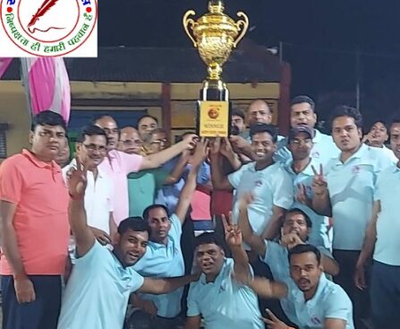 टीम निंजा ने अनपरा थर्मल पावर कप रात्रि कालीन क्रिकेट टूर्नामेंट जीता ! विगत 24 मार्च से प्रतिदिन खेला जा रहा था यह लीग मैच !