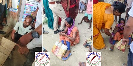 महिला पर किया चाकू से हमला !