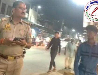 गोरखपुर पुलिस के गालीबाज दरोगा की करतूत कैमरे में हुई कैद ! वीडियो वायरल !