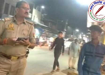 गोरखपुर पुलिस के गालीबाज दरोगा की करतूत कैमरे में हुई कैद ! वीडियो वायरल !