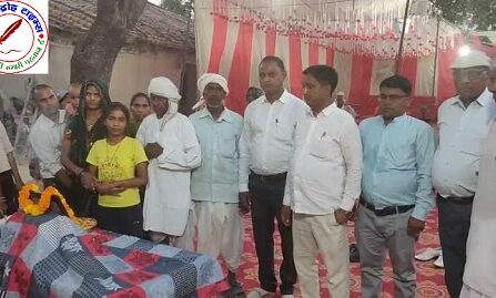 तेरहवीं कार्यक्रम में पहुंचे राष्ट्रीय पत्रकार सुरक्षा परिषद रजि0 के पदाधिकारीगण !