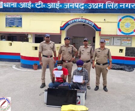 चोरी का घटना का किया सफल अनावरण ! 2 अभियुक्त गिरफ्तार !