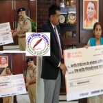 यूपी DGP ने पुलिसकर्मियों के आश्रित परिजनों को दिए चेक !