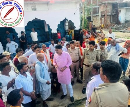 आपकी समस्या, हमारी जिम्मेदारी — चौपाल में ग्रामीणों से बोले विधायक ऋषि त्रिपाठी, कहा- 24 घंटे आपके लिए उपलब्ध हूँ !