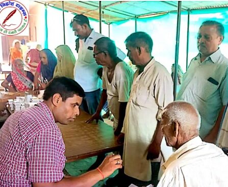 फरेंदा के वृद्धाश्रम में स्वास्थ्य शिविर का आयोजन !