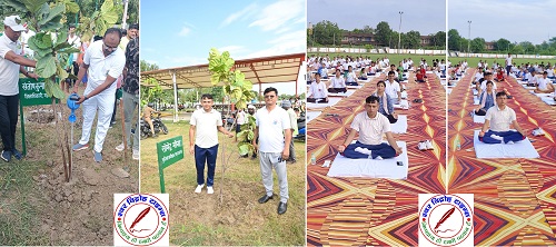 महाराजगंज में 11वां अंतरराष्ट्रीय योग दिवस : "एक पृथ्वी, एक स्वास्थ्य" थीम पर हुआ भव्य आयोजन, डीएम-एसपी ने किया नेतृत्व !