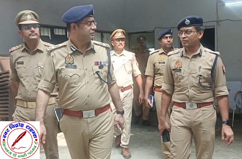 आईजी तरुण गाबा लखीमपुर पहुंचे !