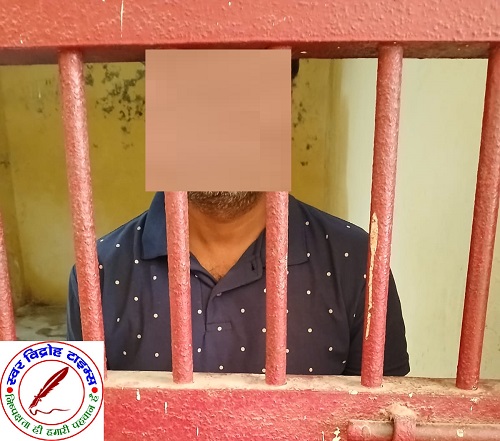 हत्या के आरोपित को पुलिस ने गिरफ्तार कर भेजा जेल !