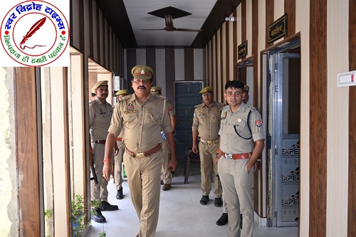 SP ने किया बृजमनगंज थाने का औचक निरीक्षण कर्मचारियों को दिया सख्त निर्देश !