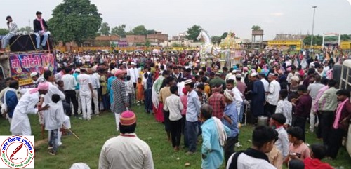 मुहर्रम का त्यौहार जुलूस के साथ बहुत ही भव्य तरीके से मनाया !