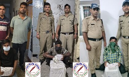 अवैध गतिविधियों में संलिप्त 06 व्यक्तियों को नैनीताल पुलिस ने किया गिरफ्तार, 303 पाउच, 158 पव्वे अवैध शराब बरामद ! SOG ने सार्वजनिक स्थान पर सट्टे की खाई- बाड़ी करते एवं टेंट हाउस में अवैध रूप से लोगों को शराब पिलाते 02 को किया गिरफ्तार ! बनभूलपुरा, रामनगर व भवाली पुलिस ने 04 तस्करों को अवैध शराब के साथ किया गिरफ्तार !