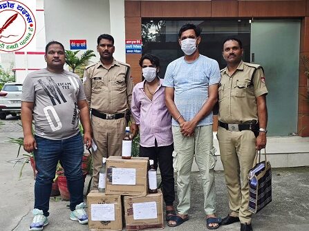 SSP NAINITAL के कड़े निर्देश पर नशे पर वार लगातार, 04 नशे के तस्कर 10 पेटी अवैध शराब के साथ गिरफ्तार !