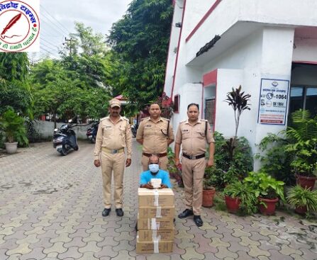 अवैध शराब के विरुद्ध हल्द्वानी पुलिस की कार्यवाही, 05 पेटी अवैध शराब के साथ एक अभियुक्त गिरफ्तार !
