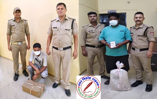 काठगोदाम पुलिस ने 02 अलग-अलग मामलों में दो नशा तस्कर किये गिरफ्तार कुल 103 पाउच / पव्वे मसालेदार देशी शराब बरामद !