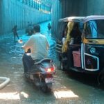 पुल के नीचे जल भराव से आमजन परेशान !