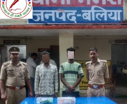 थाना नगरा जनपद बलिया पुलिस टीम द्वारा चोरी करने वाले 02 नफर अभियुक्तों को किया गया गिरफ्तार ! कब्जे से चोरी किये हुए कुल 6151/- रुपये (छः हजार एक सो इक्यावन रुपये) बरामद !