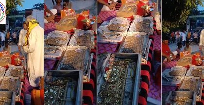 मुकुट पूजन के साथ ही शुरू हुआ सीखड़ का रामलीला ! अद्भभुत वादन और गायन के लिए प्रसिद्ध है सीखड़ की रामलीला ! 176 वर्ष से अनवरत आयोजित होता चला आ रहा है सीखड़ का प्राचीन रामलीला !
