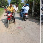 ठोकर खाते पहुंच रहे भक्त मां के दरबार ! सड़क का नहीं कराया गया मरम्मत !