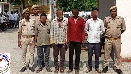 थाना मैगलगंज पुलिस द्वारा, 04 नफर वारण्टी अभियुक्तों को गिरफ्तार किया गया !