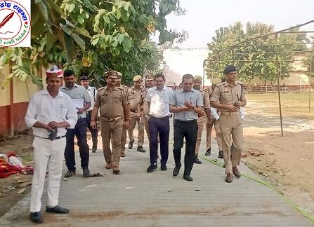 आगामी "महाराजगंज महोत्सव" कार्यक्रम स्थल का किया गया भौतिक निरीक्षण !