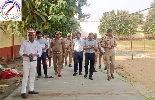 आगामी "महाराजगंज महोत्सव" कार्यक्रम स्थल का किया गया भौतिक निरीक्षण !