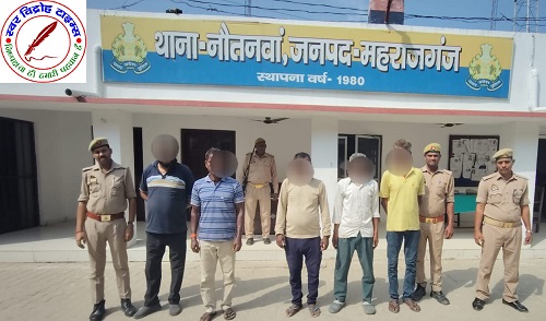 मुकदमा नं0 6349/21, 3801/18, 187/17, 38/22, 6041/23 से सम्बन्धित वारंटी गिरफ्तार !