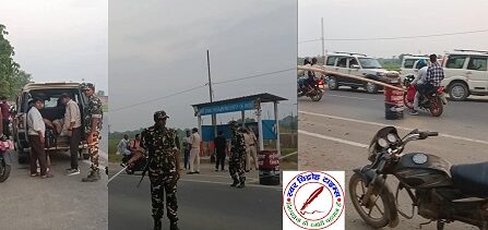 पुलिस प्रशासन की संयुक्त टीम ने चलाया वाहन चेकिंग अभियान !