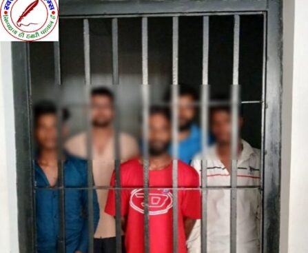 हत्या का प्रयास करने के आरोप में 05 नफर अभियुक्त गिरफ्तार, कब्जे से बैट व सरिया बरामद !
