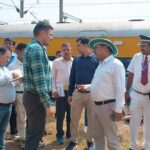 अमृत भारत योजना अंतर्गत हो रहे निर्माण कार्य का DRM ने किया निरीक्षण !