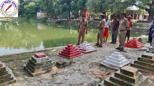 CO फरेंदा व SDM फरेंदा द्वारा थाना कोल्हुई व थाना फरेंदा क्षेत्रांर्तगत विभिन्न छठ घाटों का निरीक्षण किया गया !