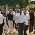 अधिवक्ताओं ने दूसरे दिन तहसील में चक्रमण, प्रदर्शन कर आक्रोश जताया !
